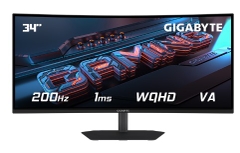 Màn hình Gigabyte G34WQC2 34 Inch WQHD VA 200Hz 1ms AMD FreeSync Premium