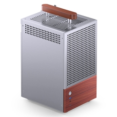 Vỏ Case JONSBO T6 (Mini-ITX, Nhôm 3mm, Gỗ, GPU 215mm, Black/Silver)