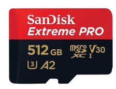 Thẻ Nhớ MicroSDXC SanDisk Extreme Pro V30 A2 512GB 200MB/s SDSQXCD-512G-GN6MA