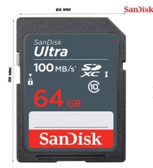 Thẻ nhớ SDHC SanDisk Ultra GN3 64GB 100MB/s SDSDUNR-064G-GN3IN