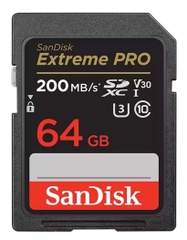 Thẻ nhớ SDXC SanDisk Extreme Pro U3 V30 64GB 200MB/s SDSDXXU-064G-GN4IN