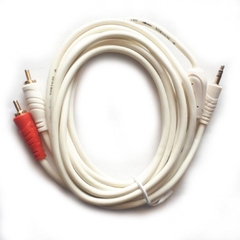 Dây loa jack 3.5 ra 2 đầu hoa sen 1.8m, 3m, 5m