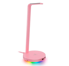 Giá treo tai nghe Razer Base Station V2 Chroma-USB 3.1 Hub-7.1 Surround Sound - Quartz (RC21-01510200-R3M1) (Nhôm)_Model: RC21-0151
