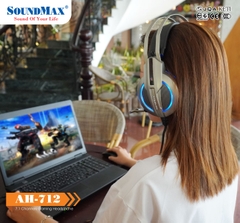 Tai nghe Gaming SoundMax AH-712 (Âm thanh vòm giả lập 7.1, USB)