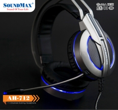 Tai nghe Gaming SoundMax AH-712 (Âm thanh vòm giả lập 7.1, USB)