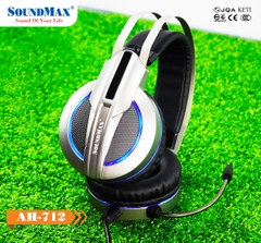 Tai nghe Gaming SoundMax AH-712 (Âm thanh vòm giả lập 7.1, USB)
