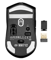 Chuột Gaming CoolerMaster MM712 Hybird Wireless Mouse Black Matte (Màu Đen Mờ)