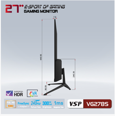 Màn hình VSP Esport Gaming 27inch - VG278S