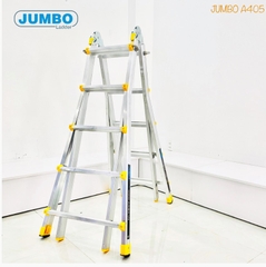 Thang nhôm trượt chữ A JUMBO A405