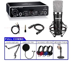 Combo Thu Âm Behringer UMC22 Và Micro Takstar PC K600