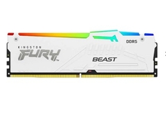 Ram PC Kingston Fury Beast White RGB 16GB 5200MHz DDR5 KF552C40BWA-16