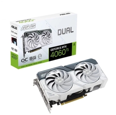 VGA ASUS Dual GeForce RTX 4060 Ti White OC Edition 8GB (DUAL-RTX4060TI-O8G-WHITE)