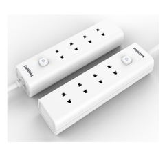 Ổ cắm điện 4 ổ cắm 2 chân, công tắc chung cho 4 ổ