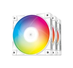 Bộ ba Fan Case Deepcool FC120-3 in 1 RGB White R-FC120-WHAMN3-G-1