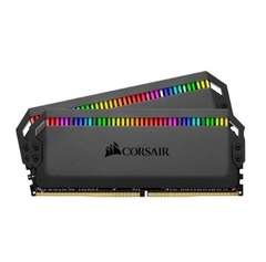 Bộ nhớ trong Corsair DDR4, 3200MHz 16GB 2x8GB DIMM, XMP 2.0, DOMINATOR PLATINUM RGB Black/White Heatspreader, RGB LED, 1.35V