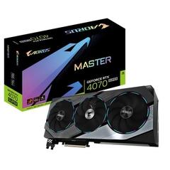 Card màn hình GIGABYTE AORUS GeForce RTX 4070 SUPER MASTER 12G (GV-N407SAORUS M-12GD)