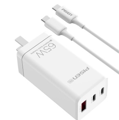 Sạc Pisen Pro GaN and Type-C (65W, 2xPD3.0, 1xQC4.0 ) - (TS-C137)