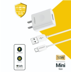 Bộ sạc PISEN - Mr White i Charger 2A AC1000