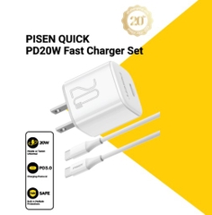 PISEN QUICK - Mr White Tiny USB-C 20W (Type-C ) CC1200