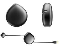 Cáp PISEN 3 trong 1 (Lightning/Type-C/ Micro) 1000mm - (LS-AP08-1000) Giọt nước Hồng / Xanh / Đỏ