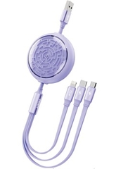 CÁP DÂY RÚT CD 3 ĐẦU LCM - PISEN LABYRINTH CD 3-IN-1 1100MM LT-AP52-1100