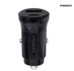 Sạc PISEN QUICK Car ice Crystal Mini DualPort 1C1A (C30W A18W )
