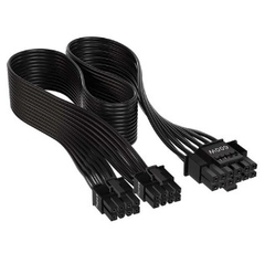 Dây cáp nguồn Corsair Premium Individually Sleeved 12+4pin PCIe Gen 5 12VHPWR 600W cable, Type 4, Black - CP-8920331