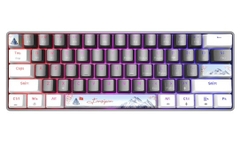 Bàn Phím Cơ Không Dây EDRA EK361W Snow Fansipan White Grey