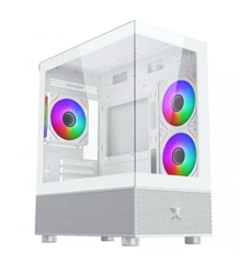 Thùng máy Case Xigmatek Alphard ATX - Trắng | Kèm sẵn 3 fan (EN 43826)