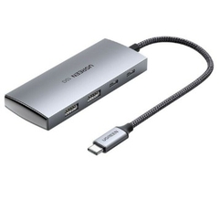 Bộ chia USB Type-C ra 2 USB Type-C 3.2 và 2 USB Type-A 3.2 tốc độ 10Gpbs Ugreen 30758 cao cấp