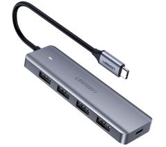 Bộ chia USB Type-C ra 4 cổng USB 3.0 có hỗ trợ nguồn Ugreen 70336