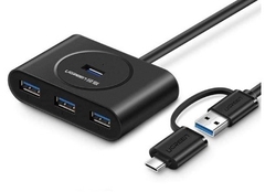 Bộ chia USB Type-C ra 4 cổng USB 3.0 dài 1M Ugreen 40850 chính hãng