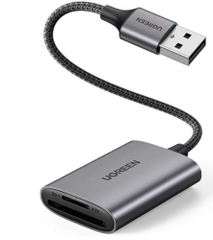 Đầu đọc thẻ SD/TF chuẩn USB 3.0 Type-A Ugreen 80887 vỏ nhôm cao cấp
