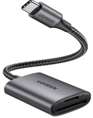 Đầu đọc thẻ SD/TF chuẩn USB Type-C Ugreen 80888 vỏ nhôm cao cấp