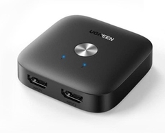 Bộ gộp chuyển mạch HDMI Switcher 2 vào 1 ra hỗ trợ 4K/60Hz chính hãng Ugreen 80126 cao cấp
