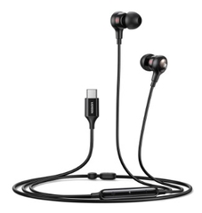 Ugreen 30638 Type-C Màu Đen Tai nghe nhét trong có dây , có micrô và điều khiển âm lượng cổng Type-C tương thích Samsung Galaxy S21 Ultra S20 iPad Pro 2021 Air EP103 20030638