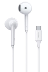 Ugreen 60700 USB-C Màu Trắng Tai nghe nhét tai cổng Type-C có điều khiển âm lượng EP101 20060700