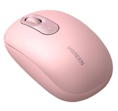 Ugreen 90686 10m 2400dpi Cherry Pink Chuột không dây Silent 2.4ghz kèm pin AA mu105 20090686