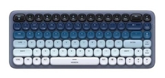 Ugreen 90755 84keys 1800mAh pin sạc rechargeable battery bàn phím cơ bluetooth không dây và có dây với đèn FUN LIGHT màu xanh Dark Blue keyboard KU101 20090755