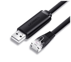Ugreen màu Đen Cáp lập trình Console USB 2.0 sang LAN dương CM204 20050773
