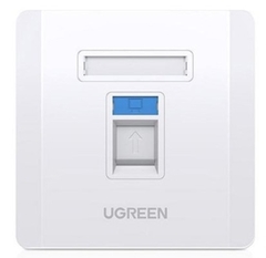 Mặt Wall Plate 1 - 2 - 4 cổng mạng âm tường Ugreen 80180 cao cấp