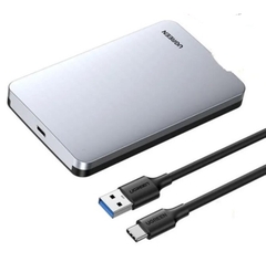 Hộp đựng ổ cứng cắm ngoài 2.5 inch Ugreen 70498 chính hãng (Type-A to Type-C) 6TB cao cấp