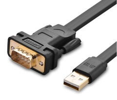 Cáp USB to RS232 dẹt dài 2m chipset FTDI FT232 Ugreen 20218 cao cấp