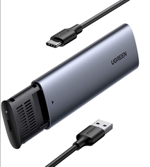 Hộp box đựng ổ cứng SSD M.2 SATA NGFF B-Key Ugreen 10903 cao cấp (hỗ trợ 2TB)