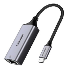 Cáp chuyển Usb Type-C to Lan 10/100/1000Mbps Ugreen 50737 vỏ nhôm Chính Hãng