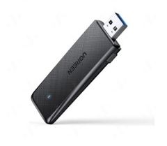 Ugreen 50340 AC1300 2.4GHz 400Mbps / 5GHz 900Mbps Màu Đen USB 3.0 thu wifi có ăng-ten CM492 20050340