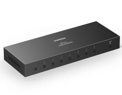 Bộ gộp HDMI 2.0 KVM 8 vào 1 ra Ugreen 80963 CM546 hỗ trợ 4K60hz, Hotkey + Kèm dây USB + HDMI