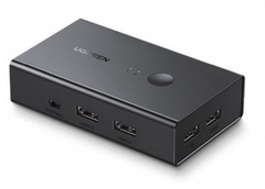 Bộ chuyển tín hiệu 2 CPU dùng 1 màn hình KVM Switch HDMI, USB Ugreen 90478 cao cấp