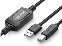 Cáp máy in USB 10m Ugreen 10374 có IC khuếch đại chính hãng