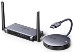 Bộ Truyền HDMI 4K và VGA Không Dây 50M Ugreen 90909A CM586, hỗ trợ độ phân giải 4K@30Hz